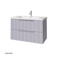 Тумба под раковину Caprigo Rain 90 870х446 мм (2 ящика) 36513 SF-028 стилл