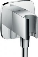 Шланговое подсоединение Hansgrohe FixFit Porter E с держателем 26485000 хром
