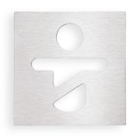 Табличка "Помещение для переодевания детей" Bemeta Hotel 111022065 матовый хром