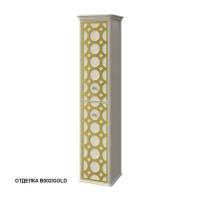 Пенал Caprigo Caprice 1499х362х321 мм правый 25050R B002/gold античный белый/золото