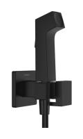 Комплект гигиенического душа Hansgrohe 1jet E встраиваемый 29233670 матовый чёрный