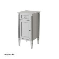 Комод Caprigo Albion Promo 877х430х420 мм левый 33361 L B077 бело-серый