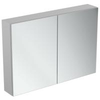 Зеркальный шкаф Ideal Standard Mirror&light 1000х700 мм T3498AL алюминий
