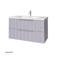 Тумба под раковину Caprigo Rain 100 976х446 мм (2 ящика) 36514 SF-028 стилл
