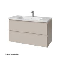 Тумба под раковину Caprigo Forte 100 976х446 мм (2 ящика) эмаль 36114EML 052 светло-кофейный