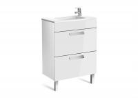 Тумба под раковину Roca Debba 590х360 мм ZRU9302708 белый глянец