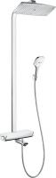Душевая система с термостатом для ванны Hansgrohe Raindance E Showerpipe 360 1jet 27113400 белый/хром