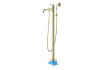 Смеситель для ванны Aquatek Классик напольный AQ1545PG золото