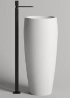 Раковина напольная Salini Armonia 03 Ø470 мм S-Stone 130113SM белый матовый