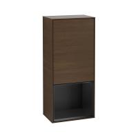 Пенал Villeroy & Boch Finion 418х270х936 мм петли справа F550PDGN орех/чёрный матовый
