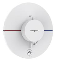 Термостат Hansgrohe ShowerSelect Comfort S (внешняя часть для 1 потребителя с доп.выходом) 15562700 матовый белый