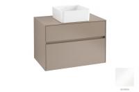 Тумба под раковину Villeroy & Boch Collaro 800х500 мм C03700DH белый глянцевый
