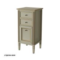 Комод Caprigo Albion 1001х466х420 мм левый 10361 L B059 фисташково-зелёный