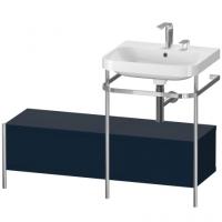 Консоль с раковиной Duravit Happy D.2 Plus 1200х490 мм HP4855E9898 хром/тёмно-синий матовый