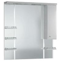 Зеркальный шкаф Aqwella Барселона 1000х1080 мм с подсветкой Ba.02.10 белый