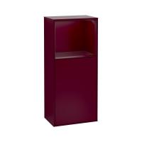 Тумба Villeroy & Boch Finion 418х270х936 мм петли справа, с зарядной станцией F530HBHB пион/пион