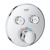 Термостат Grohe Grohtherm SmartControl (внешняя часть для 2 потребителей) 29 119 000 хром