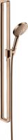 Душевой гарнитур Axor Citterio E 120 3jet со штангой 90 см 36735300 полированное красное золото
