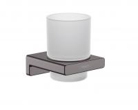 Cтакан Hansgrohe AddStoris 41749340 шлифованный чёрный хром