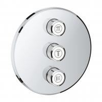 Вентиль Grohe Grohtherm SmartControl (внешняя часть для 3 потребителей) 29 122 000 хром