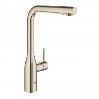 Смеситель для кухни Grohe Essence с выдвижным изливом 30 270 BE0 никель глянец