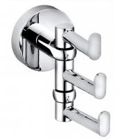 Крючок тройной поворотный Bemeta Omega 104106072 хром