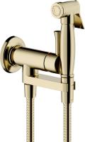 Комплект гигиенического душа встроенный Nobili AV00610GDP золото