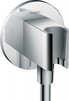 Шланговое подсоединение Hansgrohe FixFit S с держателем 26487000 хром