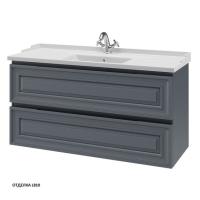 Тумба под раковину Caprigo Ponza-A 120 1190х470 мм (2 ящика) 13521 L810 графит