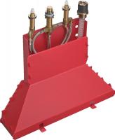 Скрытая часть смесителя на край ванны Hansgrohe на 4 отверстия 13444180