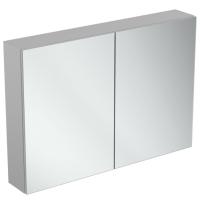 Зеркальный шкаф Ideal Standard Mirror&light 1000х700 мм T3592AL алюминий