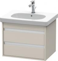 Тумба под раковину Duravit Ketho 600х455 мм KT665009191 серо-коричневый матовый