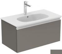 Тумба под раковину Ideal Standard Tesi 800x440 мм T0047PU серо-коричневый тёмный матовый