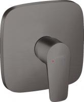 Смеситель для душа Hansgrohe Talis E (внешняя часть) 71765340 шлифованный чёрный хром