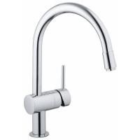 Смеситель для кухни Grohe Minta с выдвижным изливом 32 918 000 хром