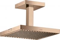 Верхний душ Axor ShowerSolutions 240 1jet с потолочным подсоединением 10929300 полированное красное золото