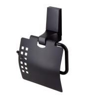 Держатель туалетной бумаги с крышкой WasserKraft Abens K-3225 чёрный