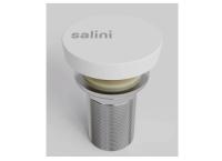 Донный клапан Salini D504 Сlick-Сlack S-Stone 16232WM белый матовый
