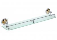 Полка для душа Bemeta Retro 600 мм с ограничителем 144202268 хром/золото