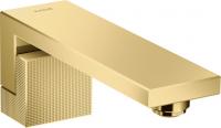 Излив на ванну Axor Edge с алмазной огранкой 46411990 полированное золото