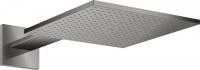 Верхний душ Axor ShowerSolutions 300 1jet с держателем 35314330 полированный чёрный хром