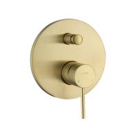 Смеситель встраиваемый Caprigo Don (для 2 потребетелей) 53-051-BRG матовое золото