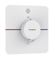 Термостат Hansgrohe ShowerSelect Comfort Q (внешняя часть для 1 потребителя) 15581700 матовый белый