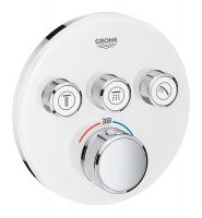Термостат Grohe Grohtherm SmartControl (внешняя часть для 3 потребителей) 29 904 LS0 белая луна