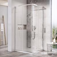 Душевой угол Ravak Blix Slim BLSRV2-80 80х80 X1LM40C00Z1 блестящий/прозрачный