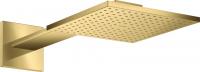 Верхний душ Axor ShowerSolutions 250 2jet с держателем 35310990 полированное золото