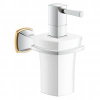Дозатор жидкого мыла Grohe Grandera 40 627 IG0 хром/золото
