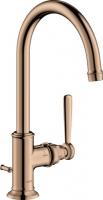 Смеситель для раковины Axor Montreux 210 ComfortZone 16517300 полированное красное золото