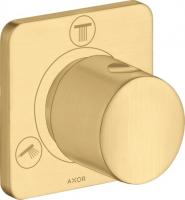 Запорный/переключающий вентиль Axor Citterio M Trio/Quattro (внешняя часть) 34920250 шлифованное золото