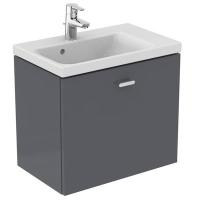Тумба под раковину Ideal Standard Connect Space 590х375 мм правая E0315KR серый глянец